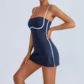 Golf Tennis Dress with Pad Sports Set Yoga for Women Workout Pickleball Clothing Badminton Skorts Activewear