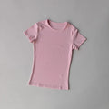 Women's Outdoor Sports Shirt Yoga Wear Fitness T-Shirt Quick Dry Running T-Shirt Workout Top Female Sportswear Exercise Clothing