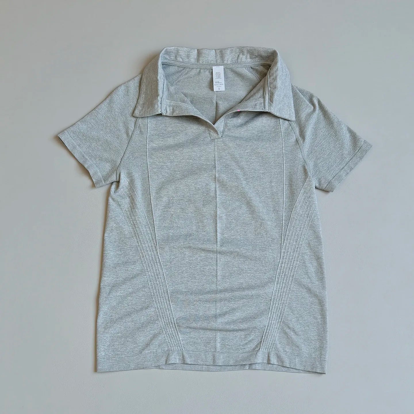Breathable Yoga Wear Short-Sleeved Right-Shoulder Sports Tops Tennis Polo Shirts Fitness Badminton T-Shirts for Active Wear