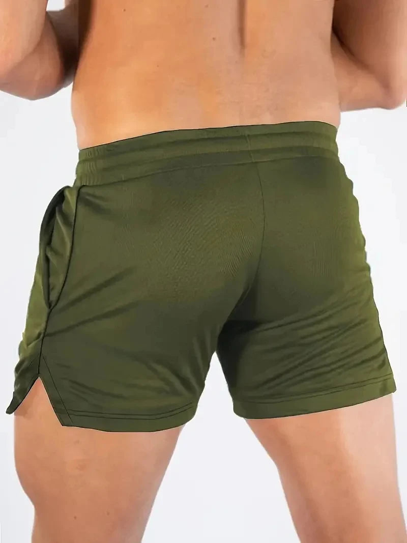 Men's Summer Fitness Gym Sports Shorts Running Hiking Jogging Workout Clothing Quick Dry Breathable Active Wear