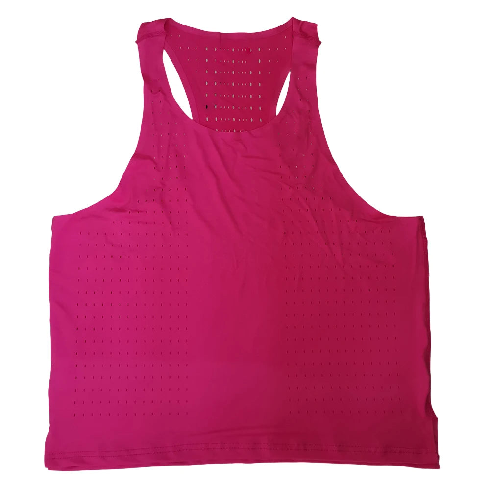 Athletics Tank Top Runnning Speed Sportswear Fitness Shirt Mens Clothing Guys Sleeveless Run Vest Athlete Track Field Singlet