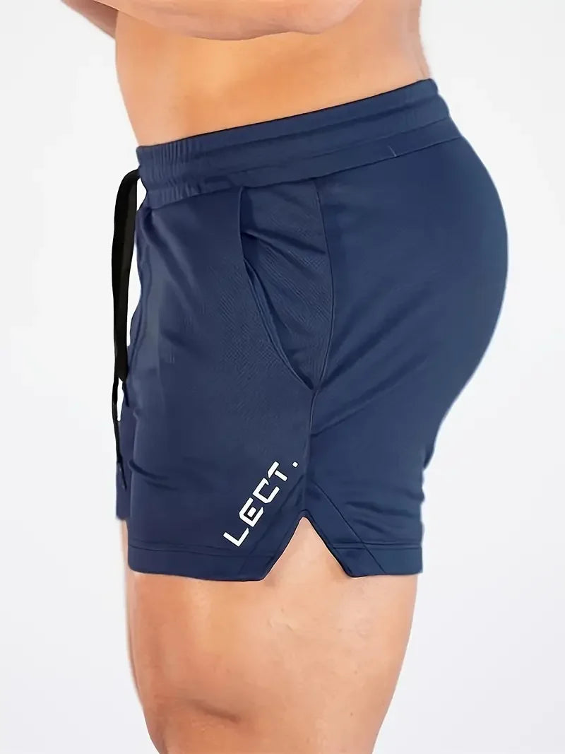 Men's Summer Fitness Gym Sports Shorts Running Hiking Jogging Workout Clothing Quick Dry Breathable Active Wear